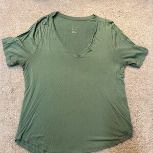 V-Neck Short Sleeve Top